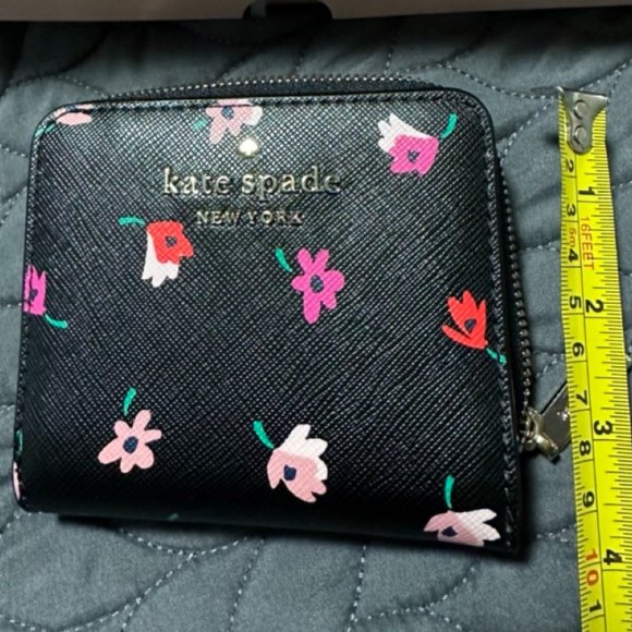 Kate Spade Staci DITSY BUDS Small Bifold Wallet - Picture 3 of 6